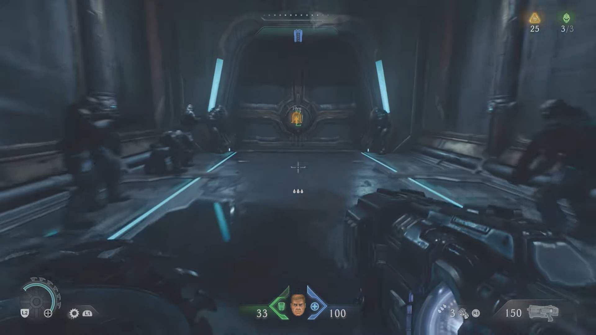 Exit from the gate to access the open area of Hebeth (Image via Sportskeeda Gaming/Bethesda Softworks)